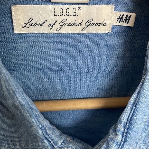 H&M classic Men’s denim shirt - Picture 5 of 8